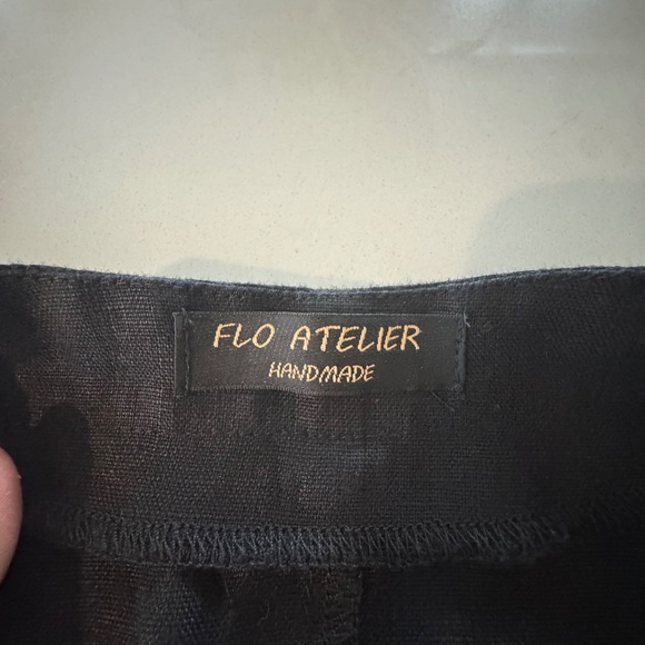 Flo Atelier Linen Wrap Around Jumpsuit - Picture 3 of 5